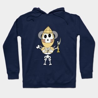 Cute skeletons doodle style Hoodie